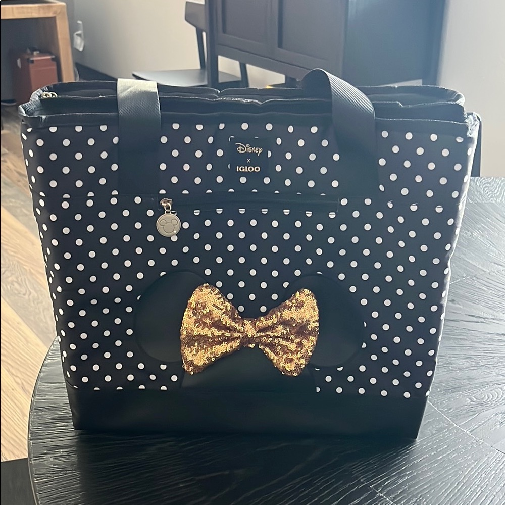 Polka Dot Minnie Mouse Cooler Tote